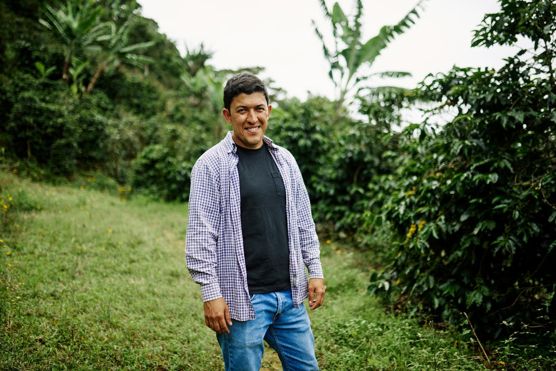 Eduardo Ramirez at his coffee farm, Finca La Victorina